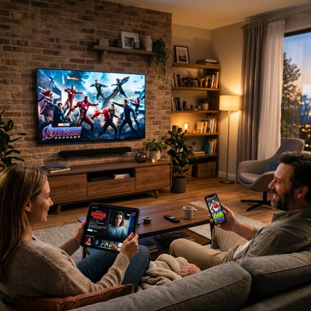 Så fungerar Multi-room IPTV (Flera skärmar samtidigt)