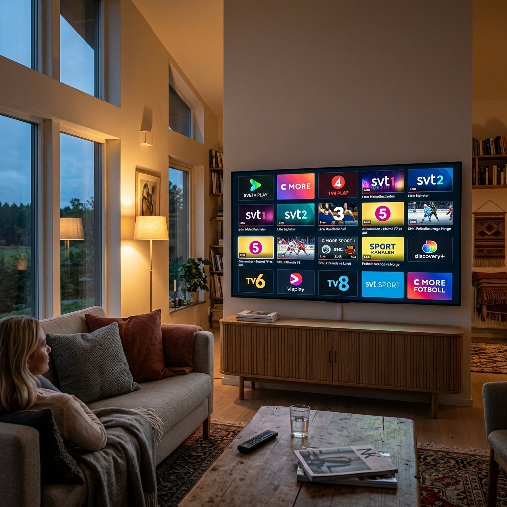 Vilka svenska kanaler ingår i ett standard IPTV-paket?